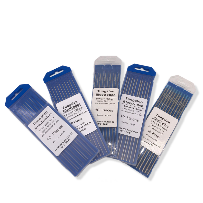 WL20 blue welding tods tig torch parts tungsten electrode 150mm and 175mm