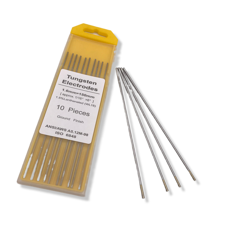 tig torch accessories WL15 yellow Tungsten electrode tig welding rods