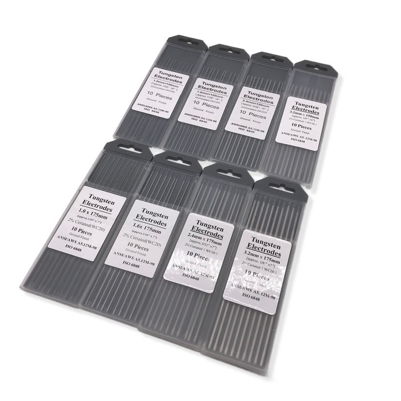 WC20 grey color 150mm and 175mm tungsten electrode for tig welding torch
